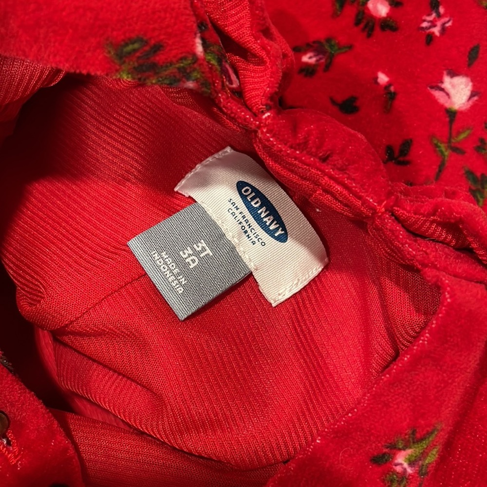 Red Velvet Dress - Picture 4 of 5